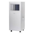 TCL - 150 Sq. Ft. 5,100 BTU SACC Smart Portable Air Conditioner - White
