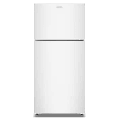 Amana - 28 in. Wide 14 cu. ft. Top-Freezer Refrigerator With A Large Crisper Drawer - White