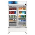 Koolmore - 35 in. Commercial 2-Glass Door Merchandiser Refrigerator, 16.5 cu. ft. (KM-MDR-2GD-35) - White