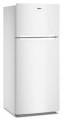 Whirlpool - 18.0 Cu. Ft. Top-Freezer Counter-Depth Refrigerator with Total Coverage Cooling - White