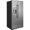 Café - 21.9 Cu. Ft. Side-by-Side Counter-Depth Refrigerator - Stainless steel