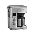 Wolf Gourmet - 10-Cup Coffee Maker with Water Filtration - Stainless Steel/Red Knob
