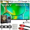 Sony - BRAVIA 2 II 65 inch 4K HDR Smart LED Google TV (2025) + Extended Warranty Protection Bundle