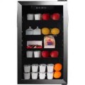 Frigidaire - EFMIS2415 3.4 Cu. Ft. Black Glass Door Compact Refrigerator - Stainless Steel