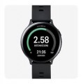 Samsung - Geek Squad Certified Refurbished Galaxy Watch Active2 Under Armour Edition Smartwatch 44mm Aluminum - Aqua Black