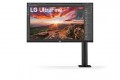 LG - 27” Ergo IPS UHD 4K UltraFine Monitor - Black
