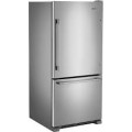 Maytag - 19 Cu. Ft. Bottom-Freezer Refrigerator with Humidity-Controlled FreshLock Crispers - Stainless Steel