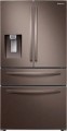 Samsung - 22.6 Cu. Ft. 4-Door French Door Counter Depth Refrigerator - Tuscan Stainless Steel-6586659