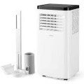 Costway - 8000 BTU Portable Air Conditioners, 3-in-1 Cooling AC Unit w/Dehumidifier, Cools Rooms up to 350 Sq.Ft - White
