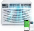 Winado - 18,000 BTU Window Air Conditioner with Heat and Dehumidifier, Wi-Fi Enabled, Energy-Efficient Window AC Unit with Remote - White