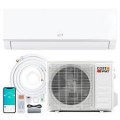 Costway -  18000 BTU 20 SEER2 208/230V Wifi Enabled Mini Split Air Conditioner & Heater with Installation Kit - White