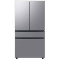 Samsung - 29 cu. ft. 4-Door Flex™ French Door Counter Depth Refrigerator with WiFi, Beverage Center and Dual Ice Maker - Fingerprint Resistant Black Stainless Steel
