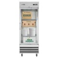 Koolmore - 29 in. One-Door Reach-In Refrigerator - 21 Cu Ft. RIR-1D-GD - Stainless Steel