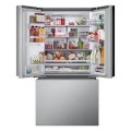 LG - 30.7 Cu. Ft. French Door Smart Refrigerator with InstaView - Stainless Steel