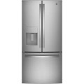GE - 23.6 Cu. Ft. French Door Refrigerator - Fingerprint resistant stainless steel