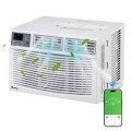 Winado - 10000 BTU 115V 3 in 1 Window Air Conditioner w/Remote Control & LED Digital Panel, Wifi Install Kit Cool up to 450 Sq.Ft - White