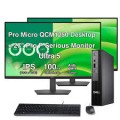 Dell - Pro Micro Mini Desktop (Ultra 5-235T, 8GB, 512GB SSD, Integrated Graphics, WiFi 6E, Ubuntu Linux 4)with 27