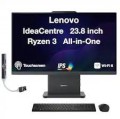 Lenovo - Upgraded - IdeaCentre 24ARR9 All-in-One 23.8 FHD Display (Ryzen 3 7335U, 16GB, 512GB SSD, Win 11 Pro) w/USB Hub - Luna Grey