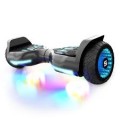 SWAGTRON - swagBOARD Warrior T580 Hoverboard with 30 Music-Synced Ground FX Lighting & 6.5-Inch Infinity LED Wheels - Green