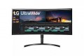 LG - 38” UltraWide Curved WQHD+ IPS HDR10 Monitor - black
