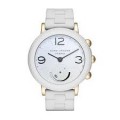 Marc Jacobs - Riley Hybrid Smartwatch 44mm Aluminum - Gold-tone and white