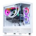 Thermaltake - LCGS View 7897XS-270 Gaming Desktop AMD Ryzen 7 7800X3D, 32GB Memory, AMD Radeon RX 9070 XT, 1TB SSD NVMe M.2 - Snow--6625311