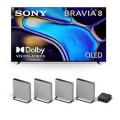 K65XR80 65 Inch IMAX Enhanced Bravia OLED 4K HDR Google TV with a Sony HT-A9M2 4.0.4 Ch Soundbar (2024)