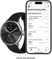 Withings - ScanWatch 2 - Heart Health Hybrid Smartwatch - 38mm - Black/Silver
