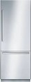 Bosch Benchmark Series 16 Cu. Ft. Bottom-Freezer Built-In Refrigerator - Stainless steel