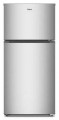 Whirlpool - 14.3 Cu. Ft. Top-Freezer Refrigerator with Total Coverage Cooling - Fingerprint-Resistant Stainless Finish