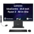 Lenovo - Upgraded - IdeaCentre 24ARR9 All-in-One 23.8 FHD Display (Ryzen 3 7335U, 32GB, 2TB SSD, Win 11 Pro) w/USB Hub - Luna Grey