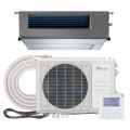 Senville - 12000 BTU Concealed Duct Air Conditioner - Heat Pump - SENA/12HF/ID - White