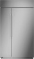 Monogram - 29.5 Cu. Ft. Side-by-Side Built-In Refrigerator with Water Filtration - Stainless steel