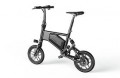 Glarewheels - X5 Electric Bike Urban Fashion Foldable w/20 mile Operating Range with pedal assist & 15mph Max Speed - Black
