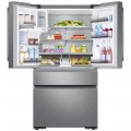 Samsung - 22.7 Cu. Ft. 4-Door Flex French Door Counter-Depth Refrigerator - Stainless steel