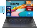 Lenovo  - ThinkPad Laptop 16.0 WUXGA Display (AMD Ryzen 7 7735U, 16GB DDR5, Win 11 Pro) w/DKZ USB Port Expander - Graphite Black