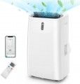 Costway - 8800 BTU (14000 BTU ASHRAE) Portable Air Conditioner, 4-in-1 Oscillation Air Cooler - White