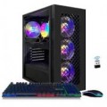 STGAubron - Gaming Desktop PC, Intel Core I7 8th Gen up to 4.1Ghz, GeForce GTX 1660 Super 6G, 16G DDR4, 512G SSD, WIN11H - Black