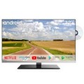 Sylvox - 32 inch Smart RV TV, 12 Volt TV with DVD Player, 1080P Google TV for RV Camper, Frameless Design(Limo Series)