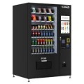 Koolmore - Refrigerated Snack and Drink Vending Machine with 60 Slots and 22 Inch Touch Screen with CC Reader, Coin/Bill Acceptor - Black