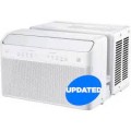 Midea - 10,000 BTU Smart Inverter U-Shaped Window Air Conditioner, 450 Sq. Ft. MAW10W1QWT - White
