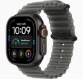 Apple Watch Ultra 4 (GPS + Cellular) 49mm Titanium Case with Translucent Black Ocean Band - Black - (2026)