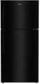 Whirlpool  - 19.3 Cu. Ft. Top-Freezer Refrigerator - Black