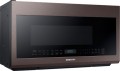 Samsung - 2.1 Cu. Ft. Over-the-Range Microwave with Sensor Cooking - Tuscan Stainless Steel