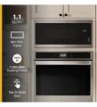 Whirlpool - 1.1 Cu. Ft. Built-In Microwave with Slim Trim Kit - Stainless steel