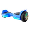 SWAGTRON swagBOARD Twist T580 Hoverboard with Light-Up LED Wheels & Exclusive LiFePo™ Battery - Blue
