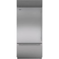 Sub-Zero - Classic 21.7 Cu. Ft. Bottom-Freezer Built-In Refrigerator - Stainless steel
