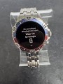 Fossil - Gen 5 Smartwatch 46mm Stainless Steel - Silver With Black Silicone Band