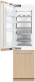 Fisher & Paykel - 24in. 12.1 cu.ft. Bottom-Freezer Built-In Column Refrigerator with White Interior and Internal Ice and Water - Panel Ready
