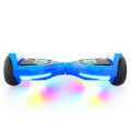 SWAGTRON - swagBOARD Warrior T580 Hoverboard with 30 Music-Synced Ground FX Lighting & 6.5-Inch Infinity LED Wheels - Black